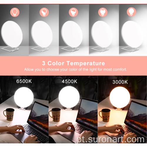 Novo Design 10000 LUX Sun Lamp para SAD
